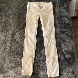 Free People White Cotton Pants